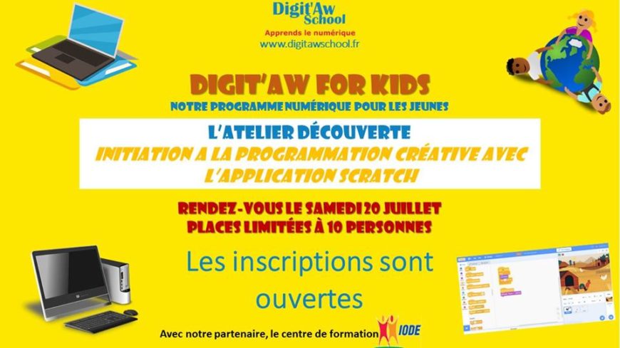 L’Atelier Découverte : Initiation à la programmation créative primaire et collège