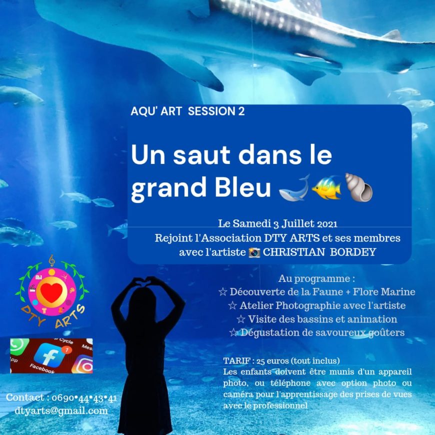 Un saut dans le grand bleu – Aquarium Gosier